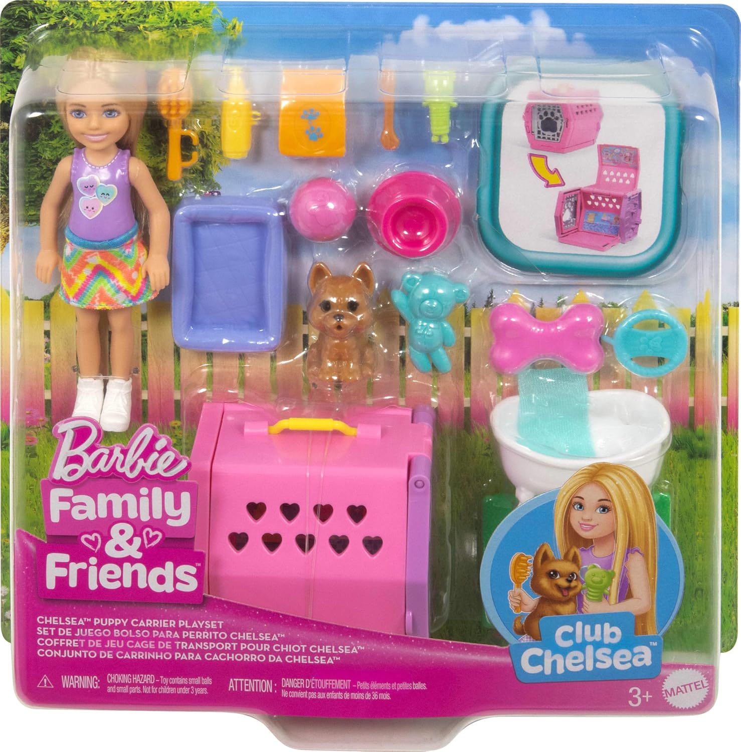 باربي مجموعة لعب كلوب تشيلسي دمية مع اكسسوارات Barbie