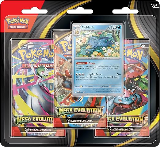 بوكيمون بطاقات ميجا إيفولوشن 3 بليستر متنوع العاب البطاقات Pokemon