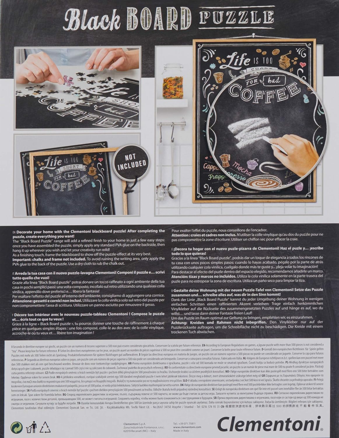 كلمنتوني بزل السبورة السوداء العاب البزل Clementoni