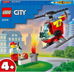ليجو مكعبات بناء مروحية الإطفاء مكعبات التركيب LEGO