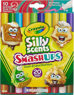 كرايولا قلام ماركر سيلي سينتس سماش المعطرة الملونة 10 قطع رسم و تلوين Crayola