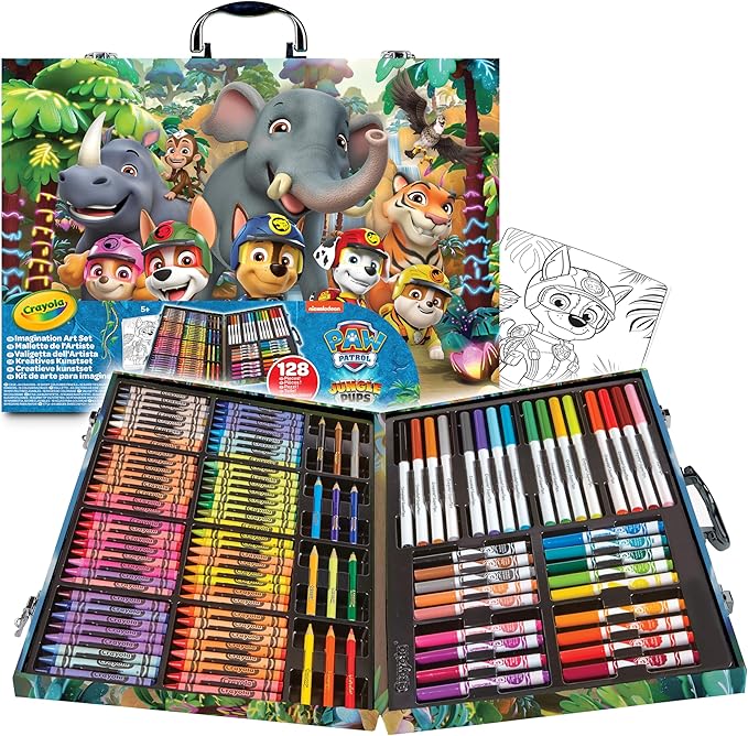 كرايولا علبة رسم باو باترول رسم و تلوين Crayola