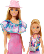 باربي و ستاسي دميتين مع جروين دمية مع اكسسوارات Barbie
