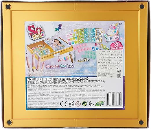 تاسيا مجموعة أظافر بتصميم يونيكورن المكياج والتجميل TASIA