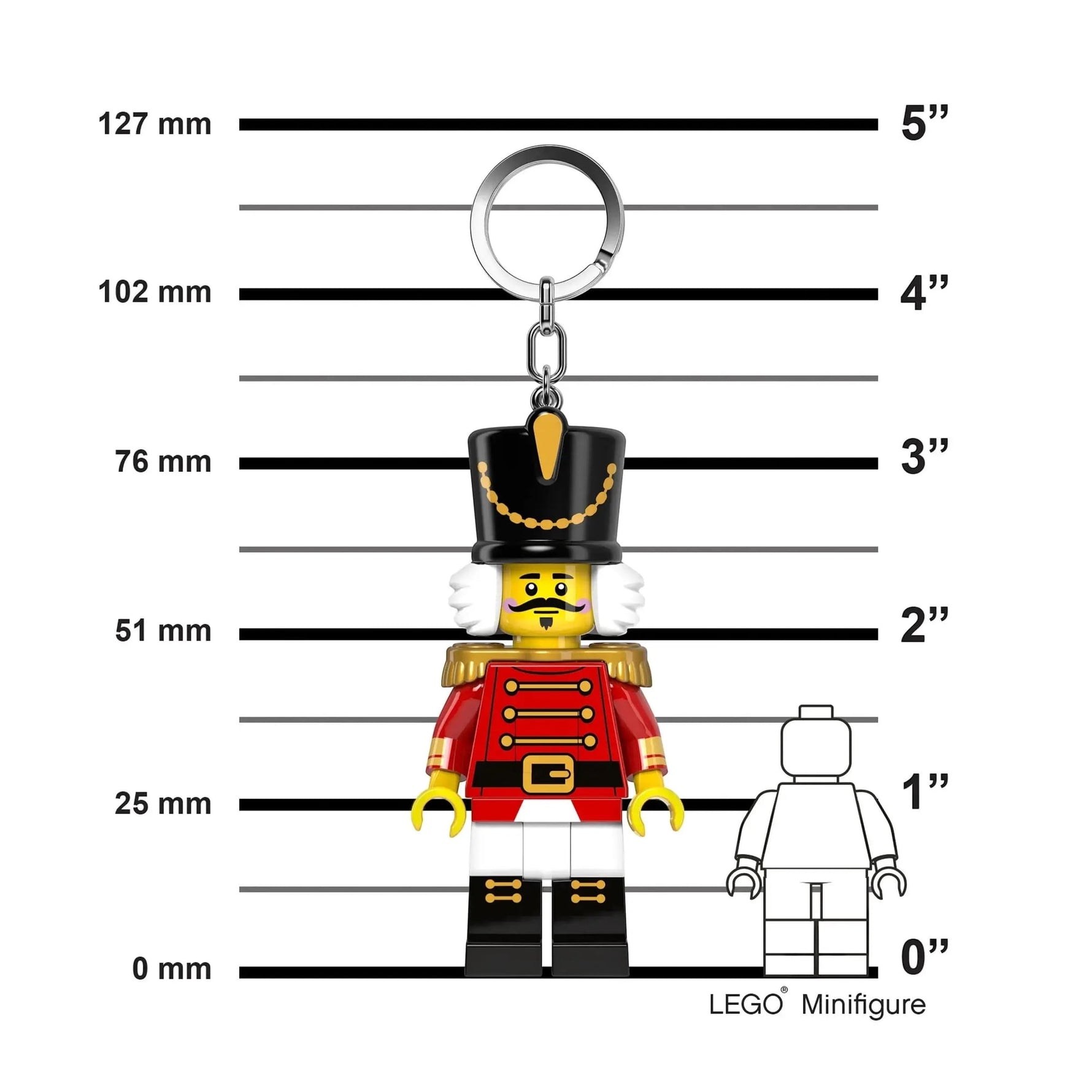 ليجو اي كيو سلسلة مفاتيح كسارة البندق مكعبات التركيب LEGO
