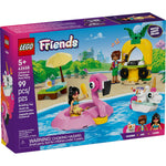 ليجو 42658 فريندز حفلة مسبح الأصدقاء يونيكورن وفلامنجو مكعبات التركيب LEGO