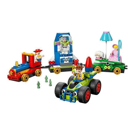 ليجو 43264 ديزني سيارة السباق وقطار الاحتفال مكعبات التركيب LEGO