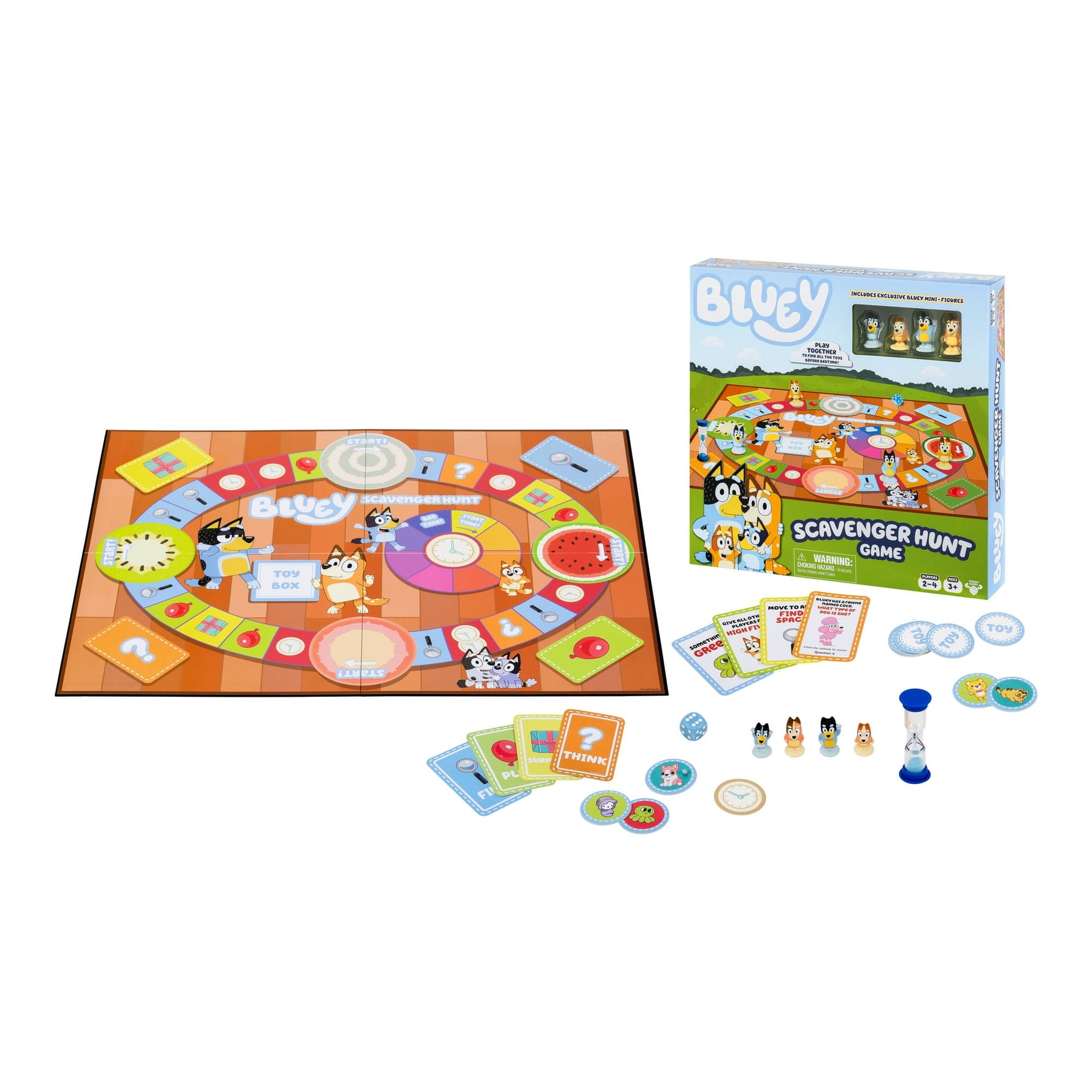 بلوي مجسم لعبة البحث عن الكنز العاب لوحية Bluey