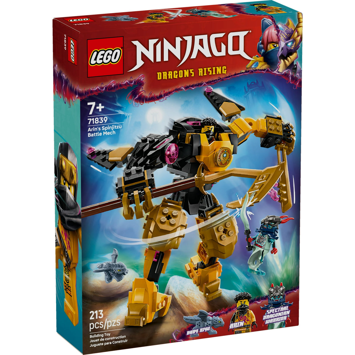 ليجو 71805 نينجاغو أرينز سبينجيتسو باتل ميتش مكعبات التركيب LEGO