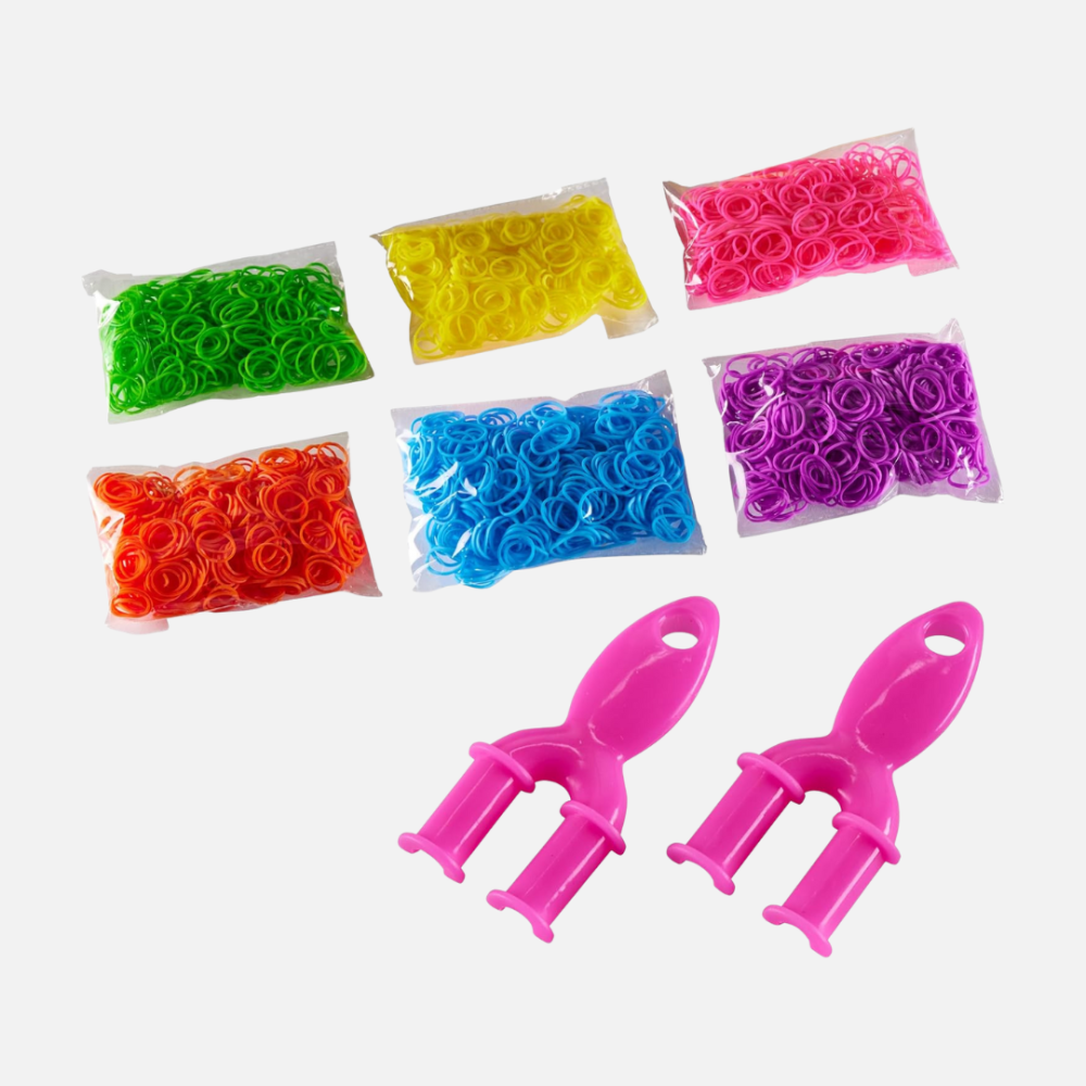 كريزي ارت مجموعة صنع أساور مطاطية الخرز والاكسسوارات Craz-Art