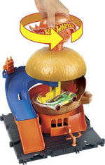 هوت ويلز سيتي برجر بليتز مركبات مع مسار HotWheels