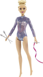 باربي دمية لاعبة الجمباز دمية مع اكسسوارات Barbie