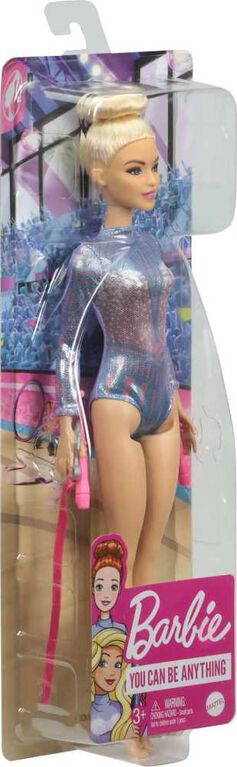 باربي دمية لاعبة الجمباز دمية مع اكسسوارات Barbie
