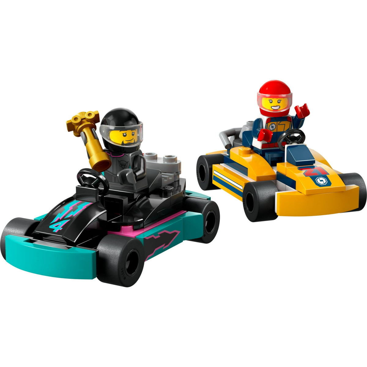 ليجو 60400 سيتي سيارات جو كارتس وريس درايفرز مكعبات التركيب LEGO