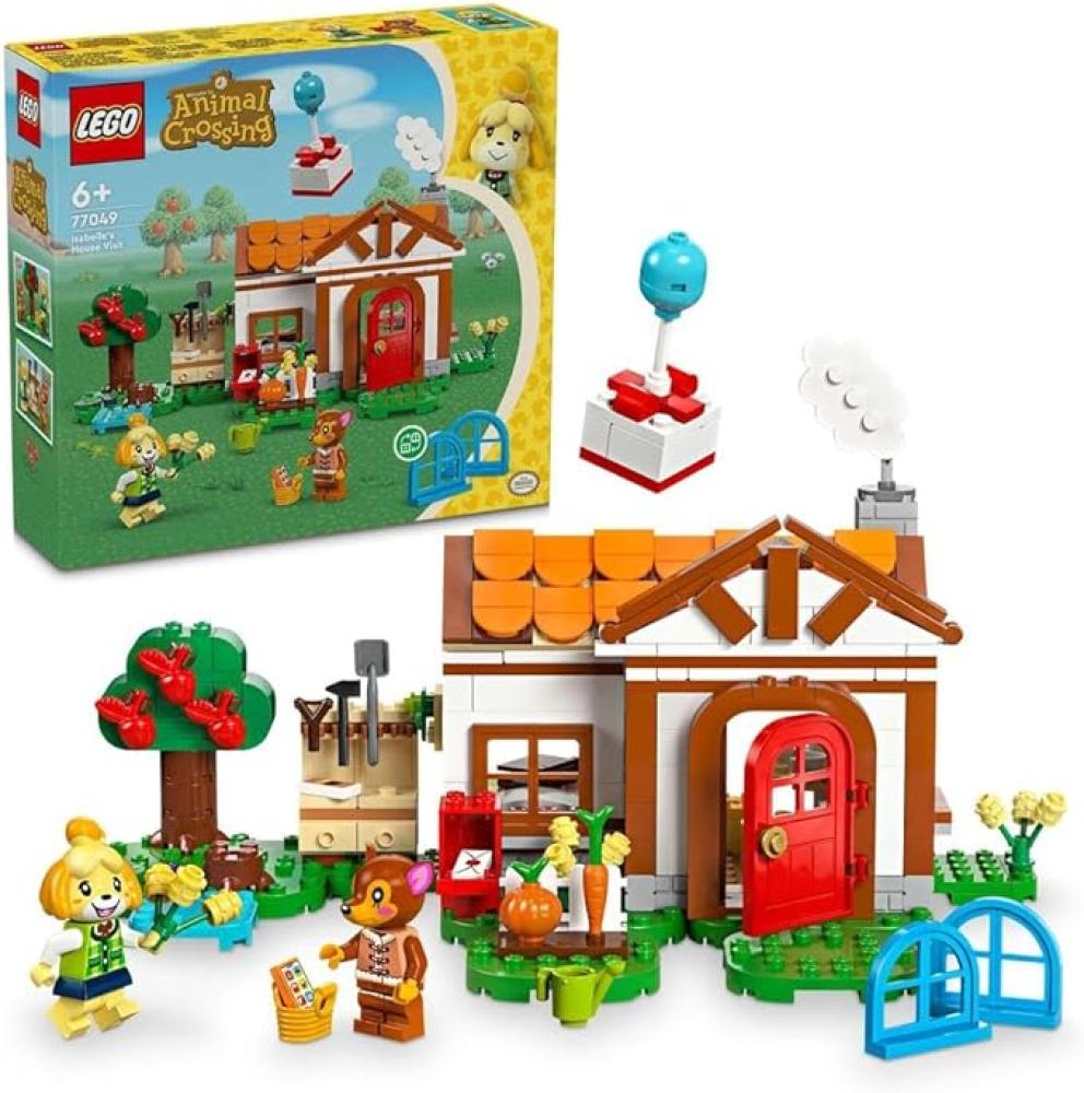 لبجو انيمال كروسينج لعبة مكعبات بناء منزل ايزابيل مكعبات التركيب LEGO