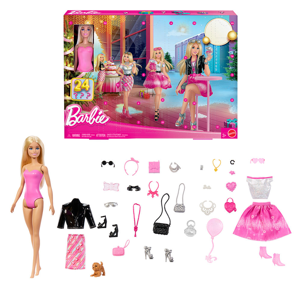 باربي تقويم فاب للمجيء دمية مع اكسسوارات Barbie