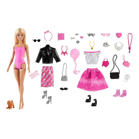 باربي تقويم فاب للمجيء دمية مع اكسسوارات Barbie