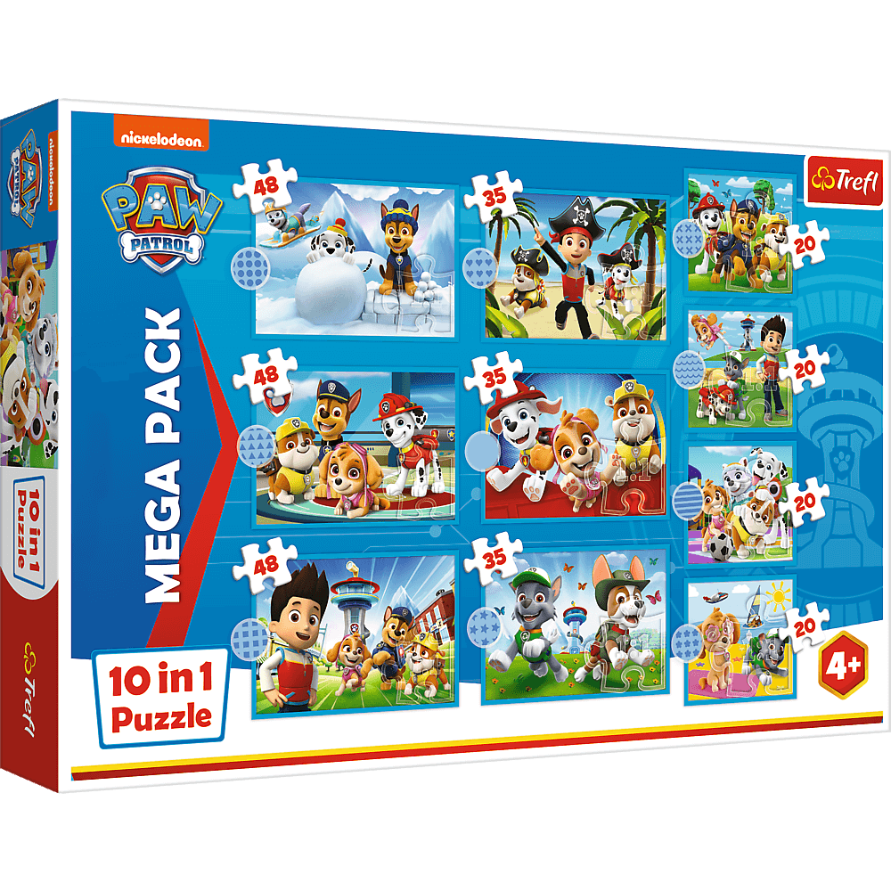 بزل باو بترول 10 في 1 العاب البزل Trefl