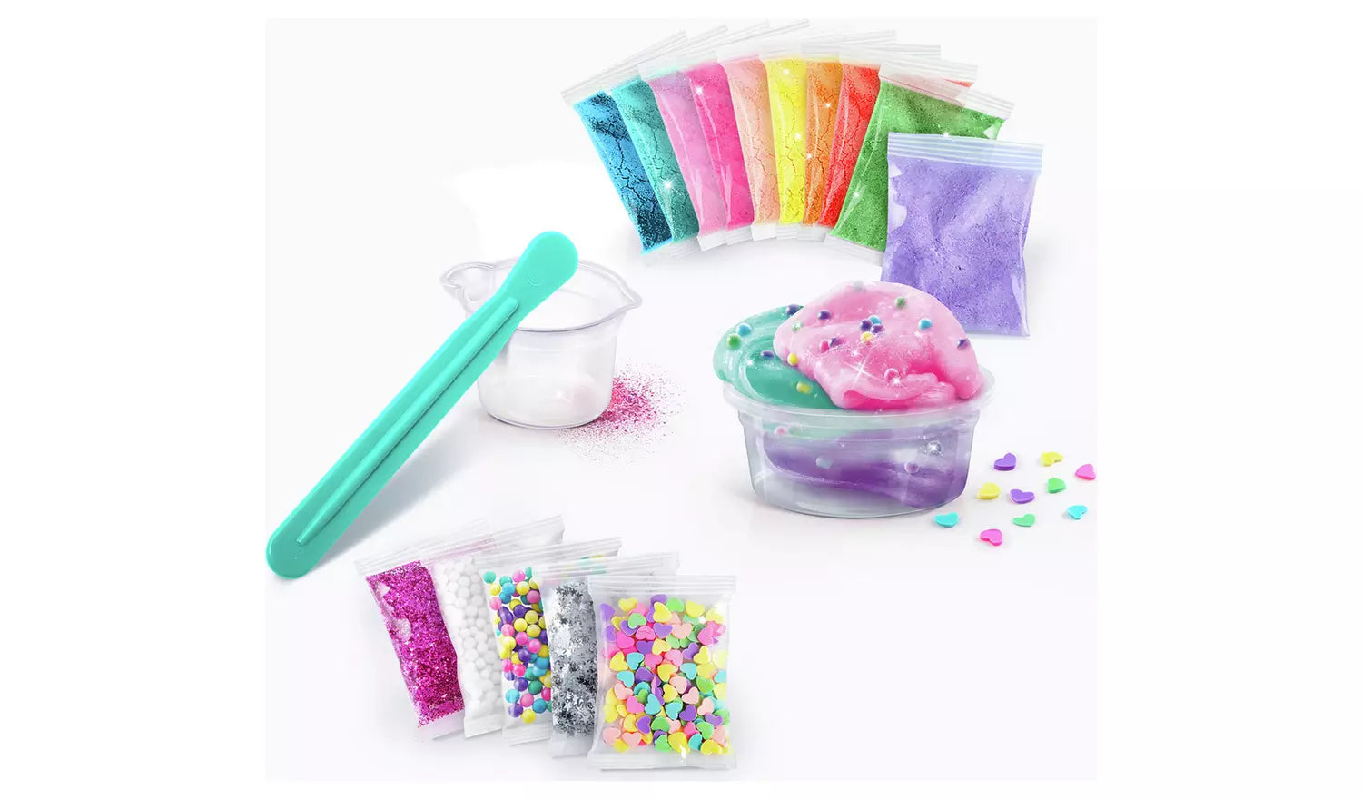 كانال تويز سلايم ديي ميكس 10 عبوات سلايم canal toys