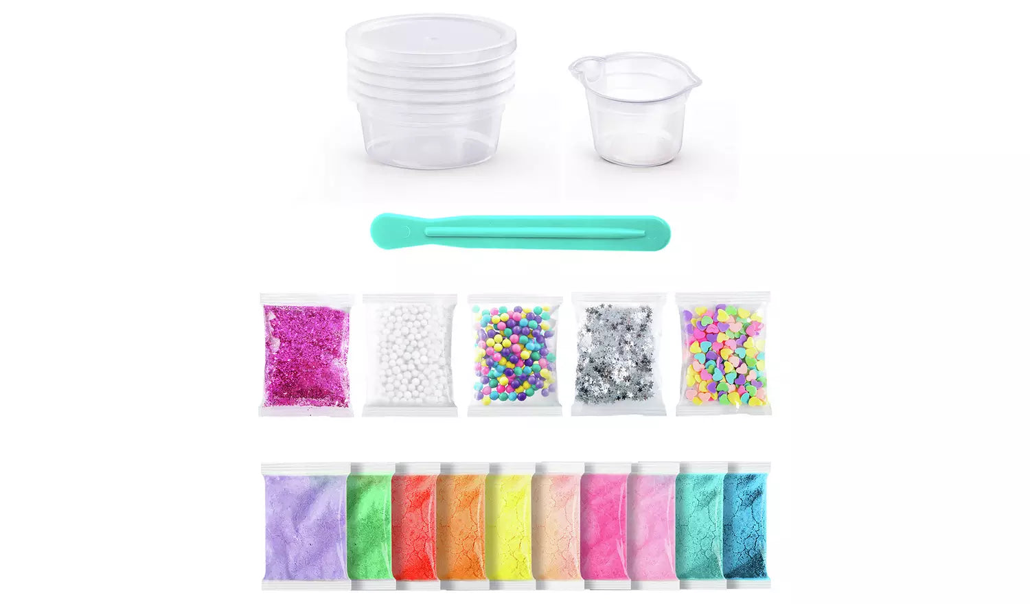 كانال تويز سلايم ديي ميكس 10 عبوات سلايم canal toys