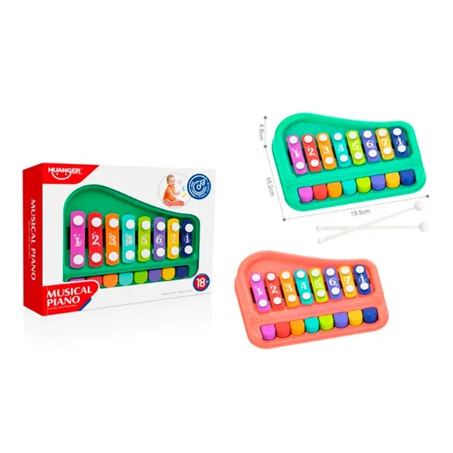 هوانجر بيانو اكسيليفون 8 مفاتيح متنوع مواليد تفاعلي HUANGER