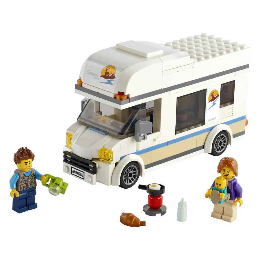 ليجو سيتي مجموعة بناء عربة التخييم للعطلات مكعبات التركيب LEGO