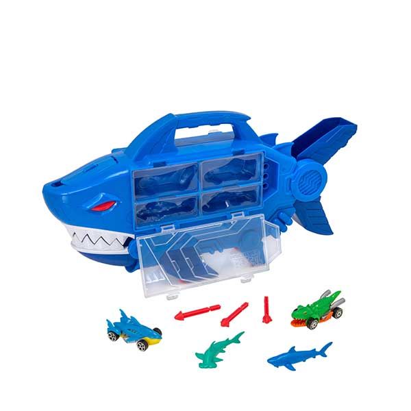 تيمسترز لعبة مركبة القرش المدمرة ناقلة سيارات Teamsterz