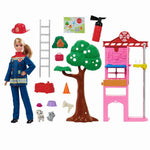 باربي العاب وعروسة رجل الاطفاء دمية مع اكسسوارات Barbie