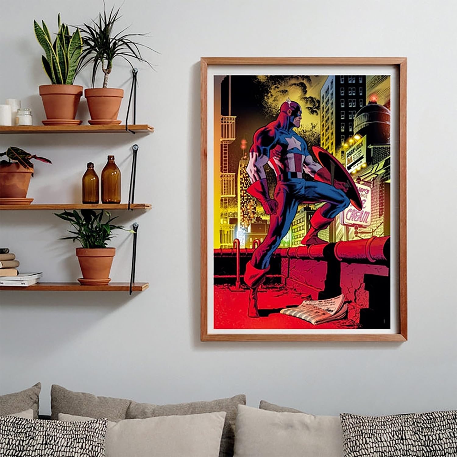 كلمنتوني بازل مارفل كابتن أمريكا 1000 قطعة العاب البزل Marvel