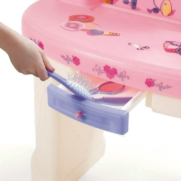 ستيب 2 تسريحة اطفال وردي المكياج والتجميل Step2