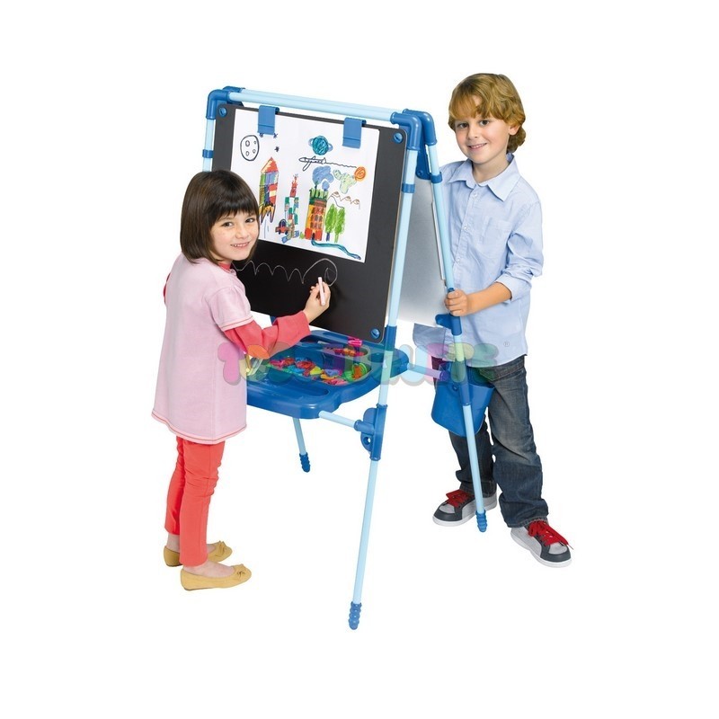 تشيكوس سبورة الرسم و المغناطيس 2 في 1 مع 64 ملحق سبورة Chicos