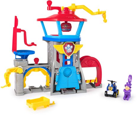 باو باترول برج مطار بوب سكواد مركبات مع مسار Paw Patrol