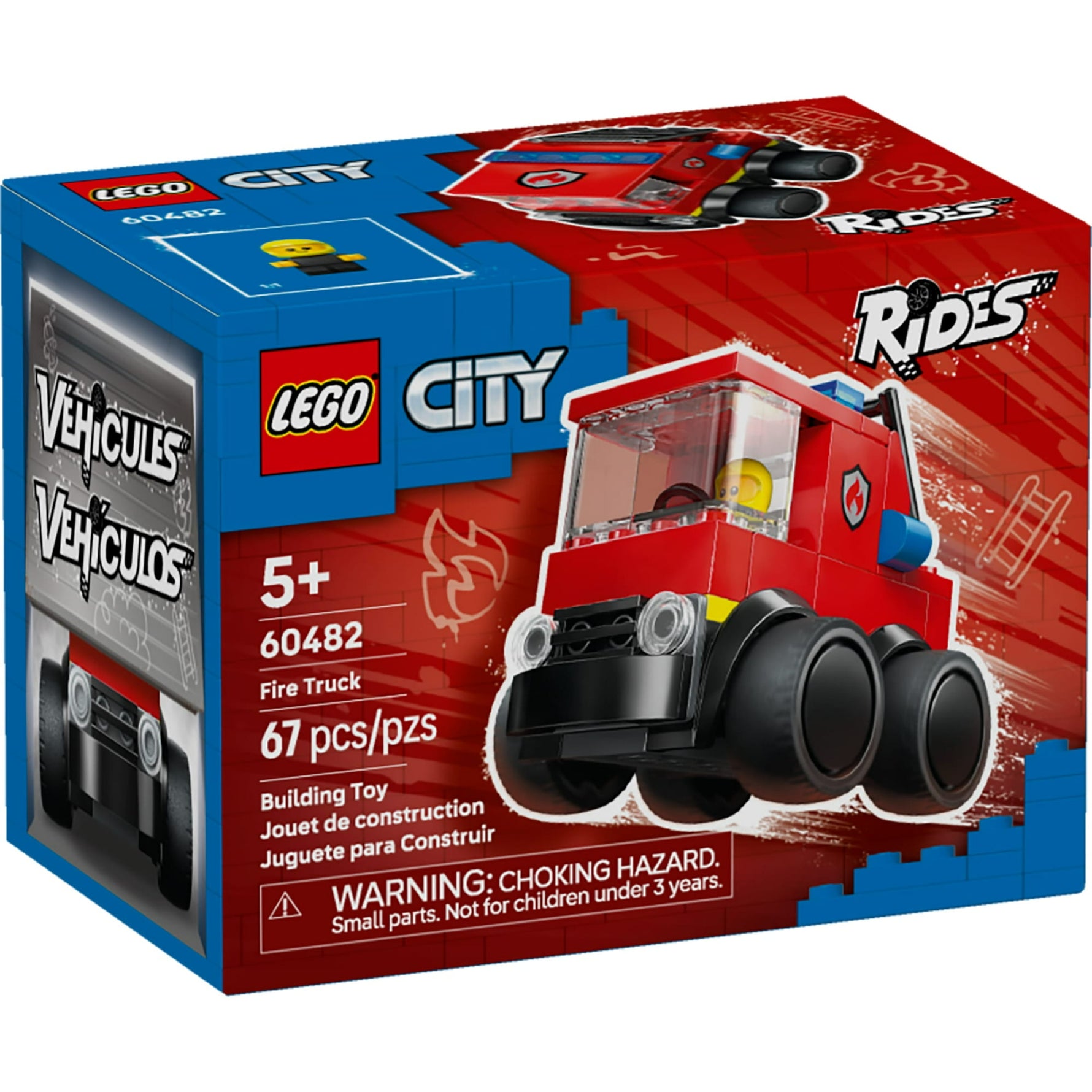 ليجو 60482 سيتي شاحنة الإطفاء مكعبات التركيب LEGO