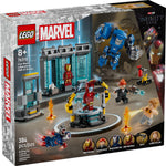 ليجو 76315 مارفل مختبر الرجل الحديدي قاعة الدروع مكعبات التركيب LEGO