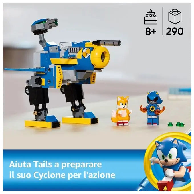 ليجو 77002 سونيك سايكلون ضد ميتال سونيك مكعبات التركيب LEGO