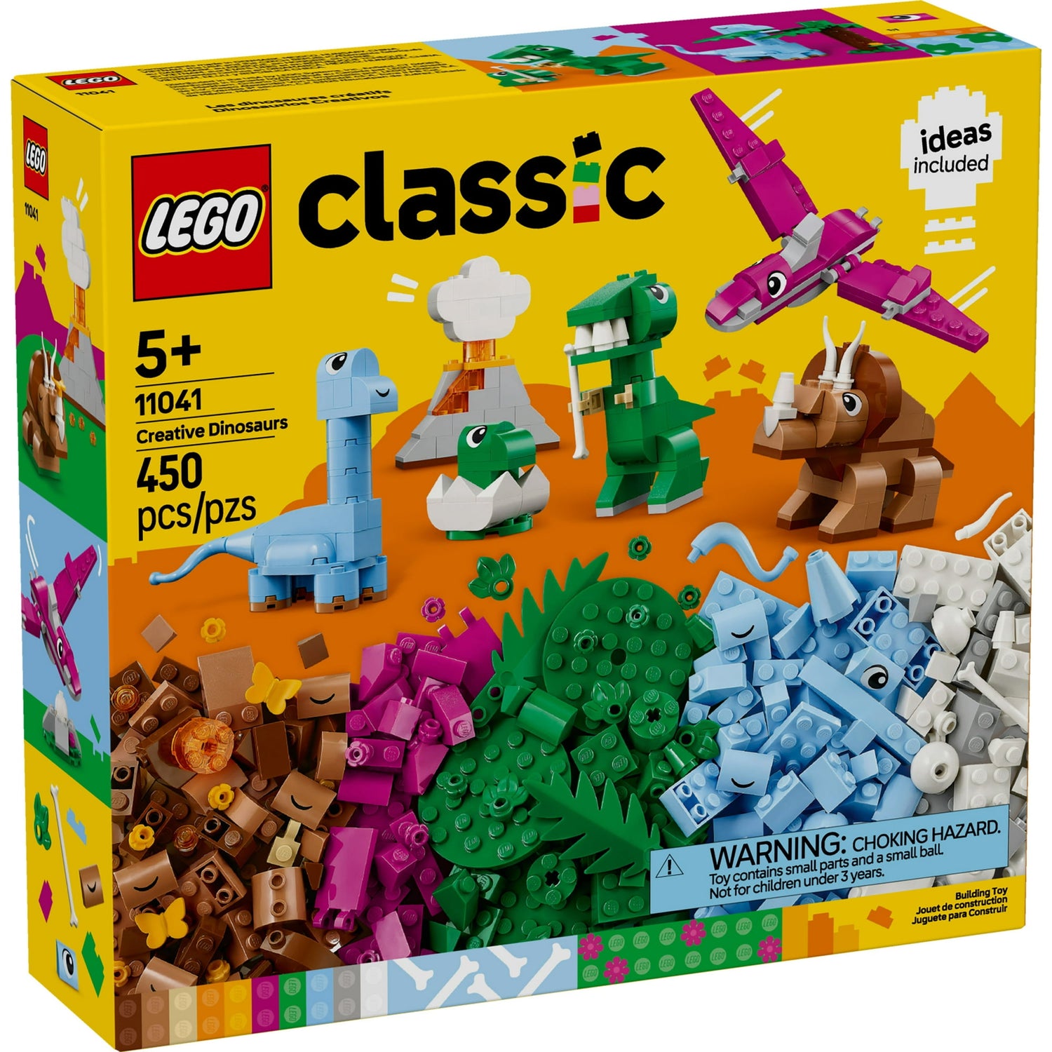 ليجو 11041 كلاسيك لعبة الديناصورات إلابداعية مكعبات التركيب LEGO
