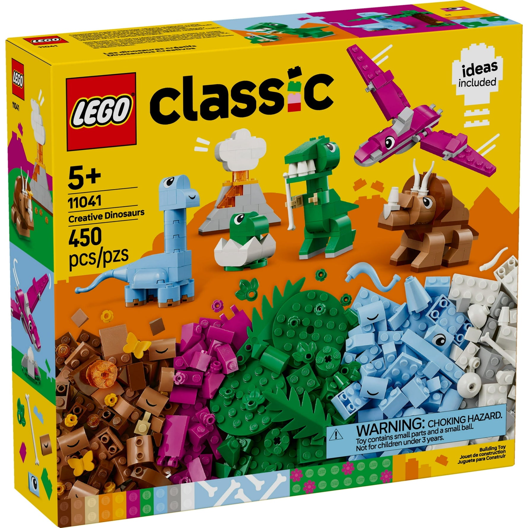 ليجو 11041 كلاسيك لعبة الديناصورات إلابداعية مكعبات التركيب LEGO
