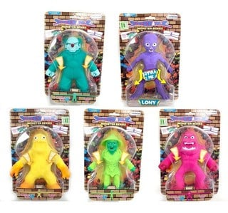 سترتابالز مجسمات الوحوش المطاطية 14 سم متنوع التمدد والضغط stretchapalz