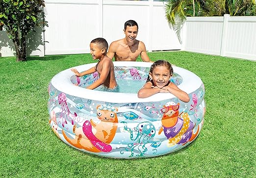 انتكس حوض سباحة قابل للنفخ للاطفال المسابح الخارجية Intex
