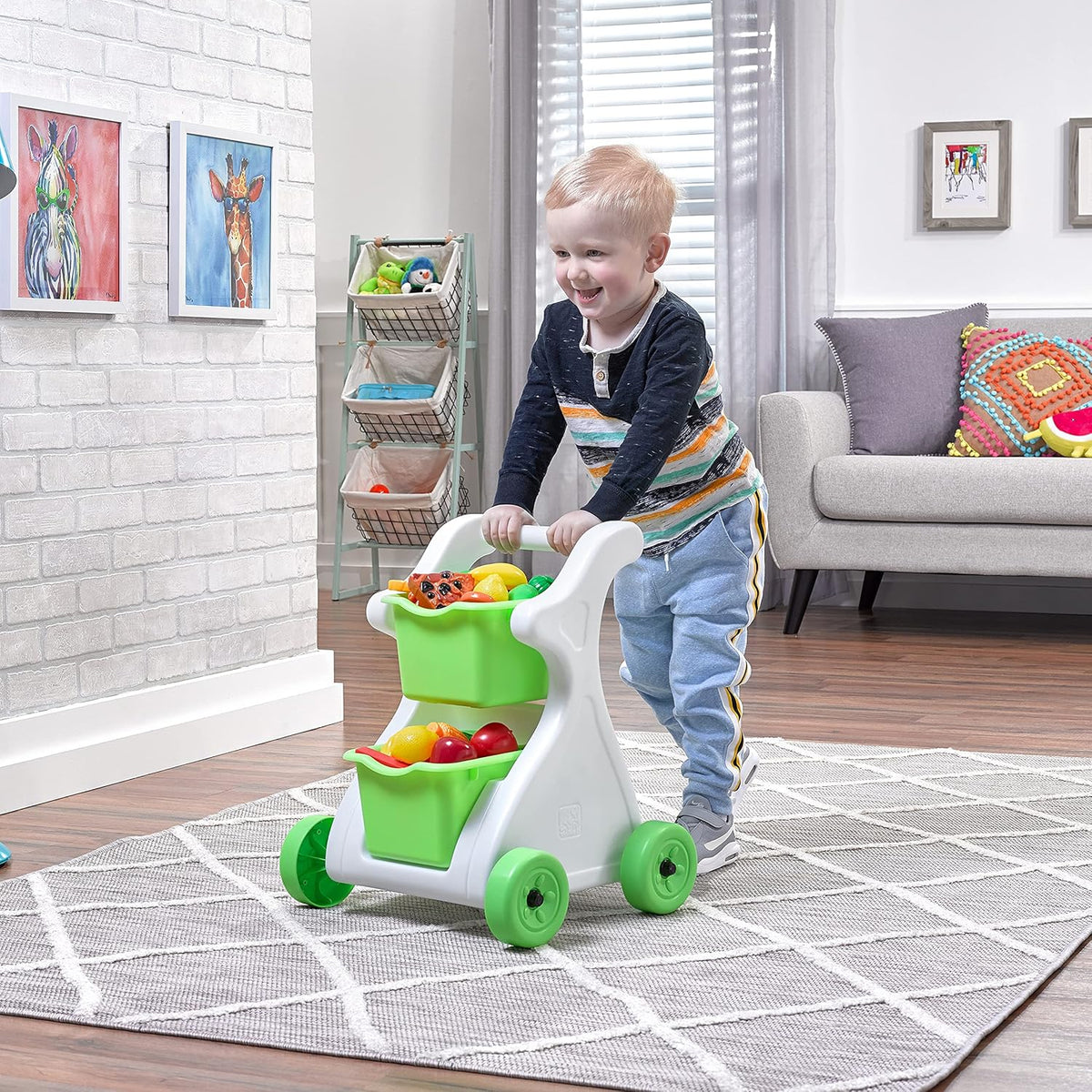 ستيب 2 عربة التسوق الحديثة الخضراء التسوق والوظائف Step2