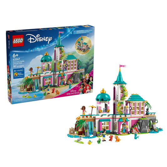 ليجو 43267 ديزني قلعة الأميرات مكعبات التركيب LEGO