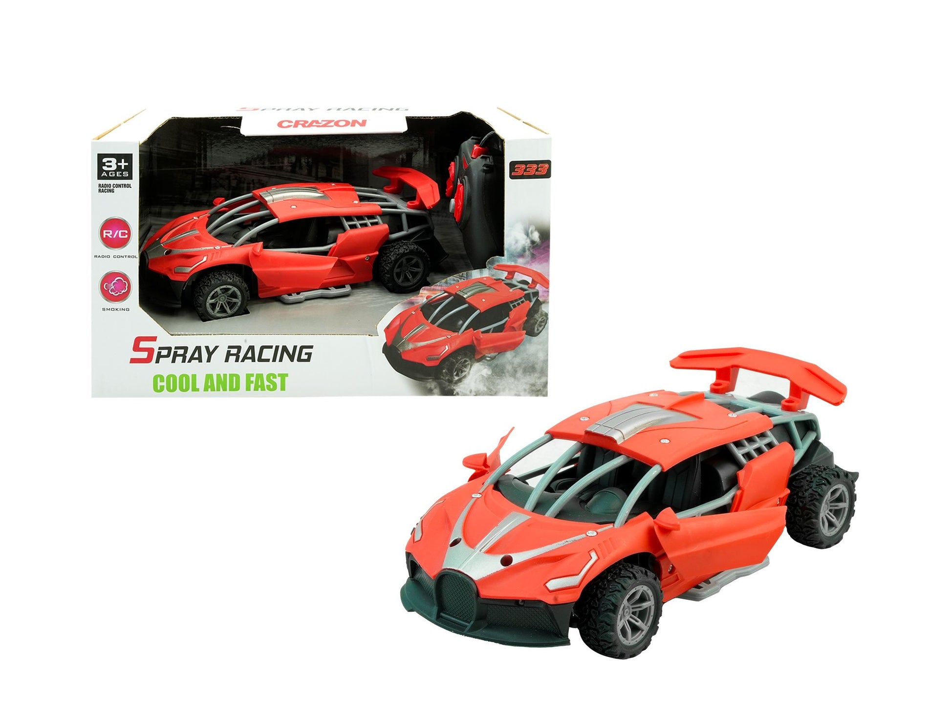 كرازون سيارة المدخنة الحمراء ريموت كنترول السيارات ريموت كنترول Crazon