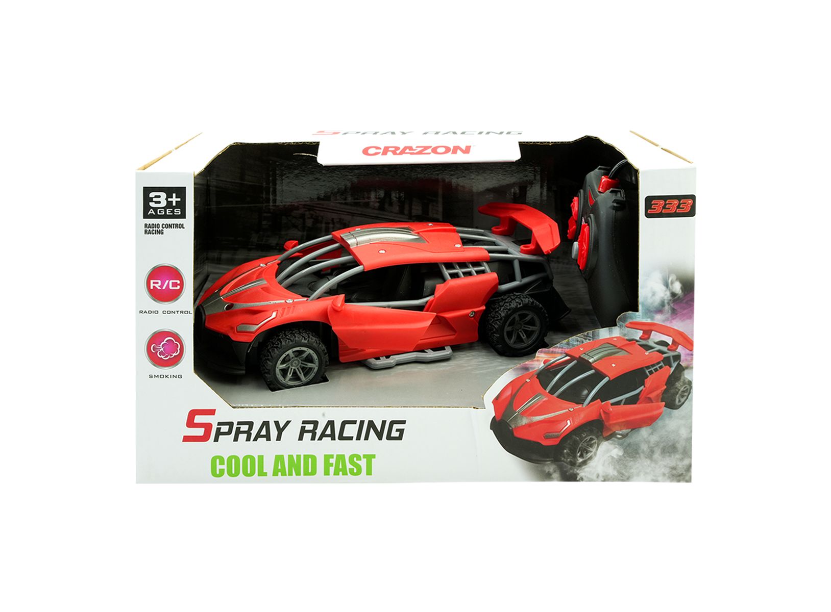 كرازون سيارة المدخنة الحمراء ريموت كنترول السيارات ريموت كنترول Crazon