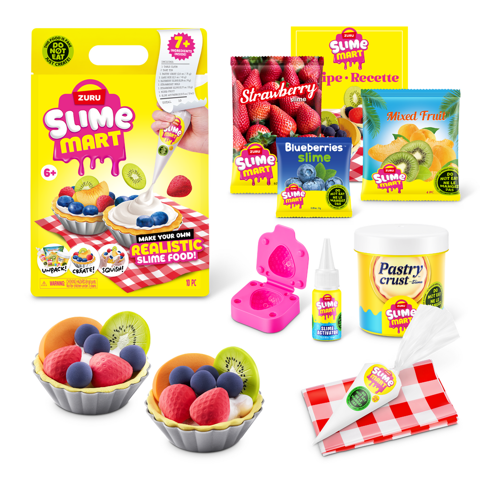 سلايم مارت شنطة تارت الفاكهة سلايم Zuru
