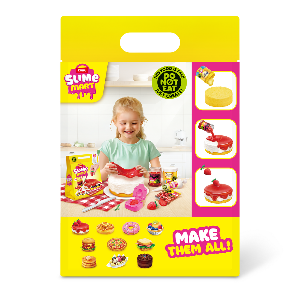 سلايم مارت شنطة تارت تشيز كيك الفراولة سلايم Zuru