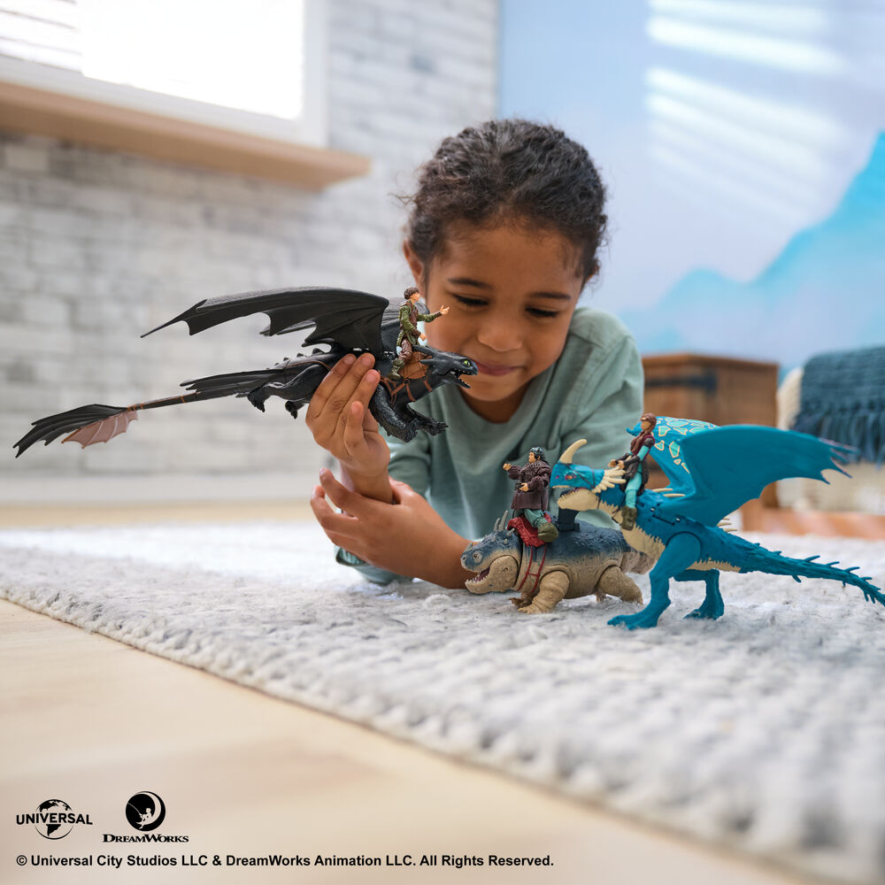 كيف تدرب تنينك مجسم فايكنج وتوثليس مجسمات الحيوانات How To Train Your Dragon