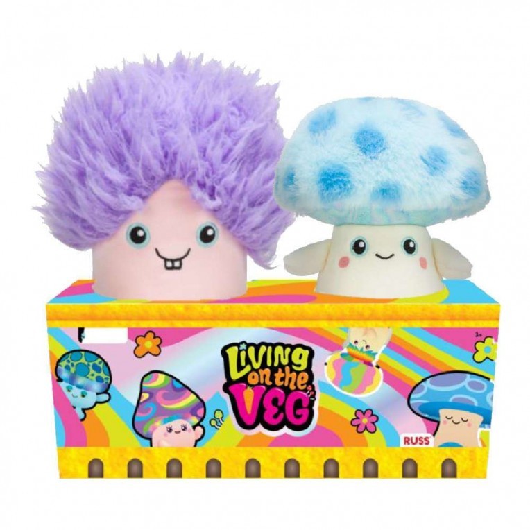 روس دمية المشروم القطنية 15 سم اشكال متنوعه من العيش على الخضار الالعاب القطنية Russ