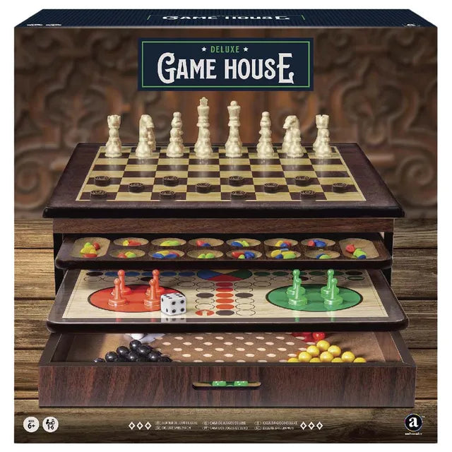 أمباسادور بيت العاب خشبي ديلوكس كرافتس العاب لوحية Ambassador