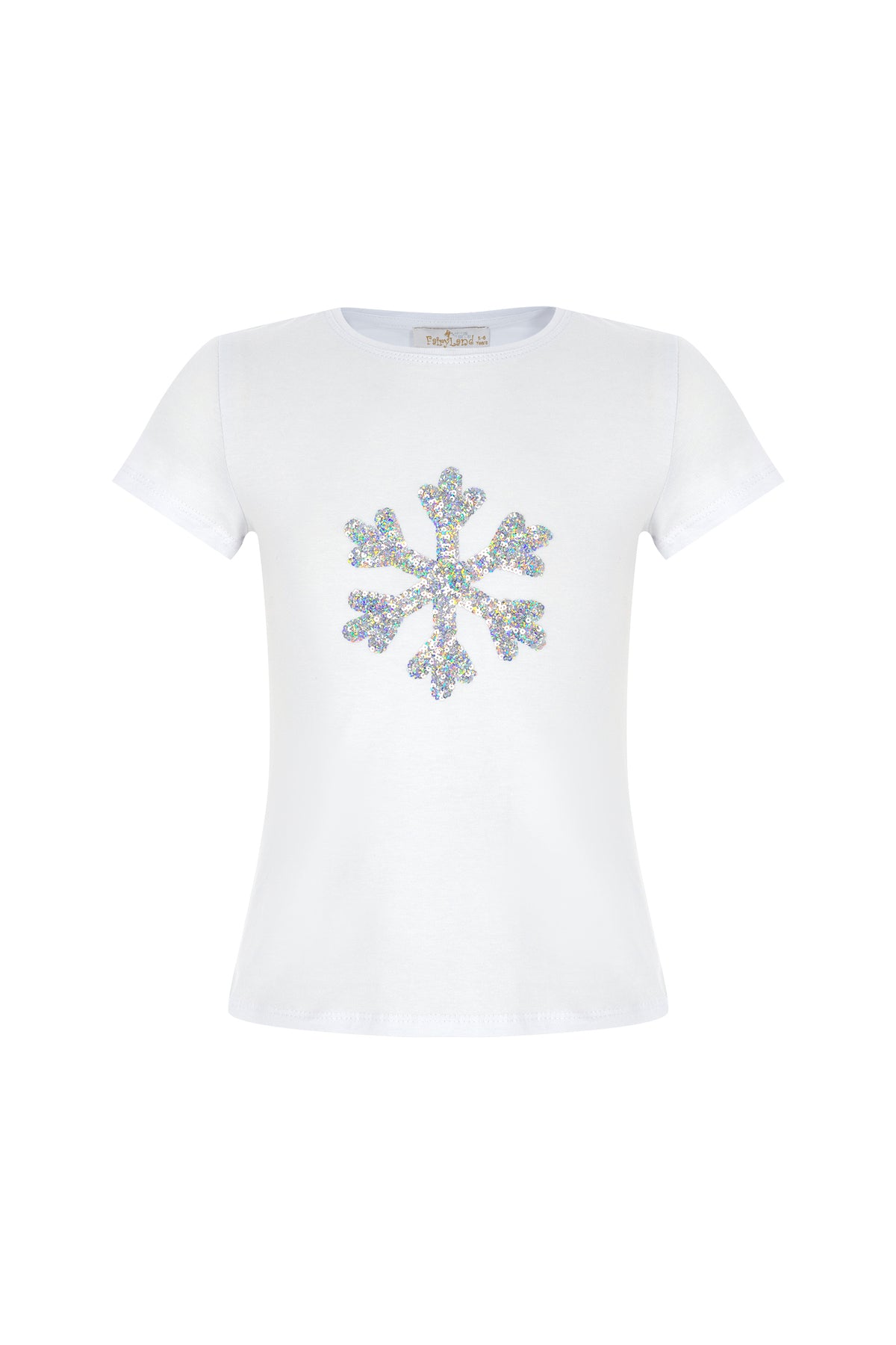 فيري لاند تي شيرت فروزن أبيض 5-6 ملابس الأميرات Fairy Land