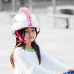 ستريت جام خوذه حماية زيبرا هارت أبيض اكسسوارات الدراجة Street Jam